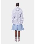 PARKA STRIPES BLANC ET BLEU