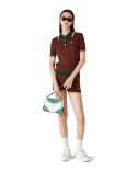 POLO EN MAILLE TOSADÉE BRUN 