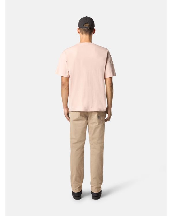 TSHIRT 2100025 LOGO BRODÉ ROSE ANTIQUE 2