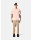 TSHIRT 2100025 LOGO BRODÉ ROSE ANTIQUE