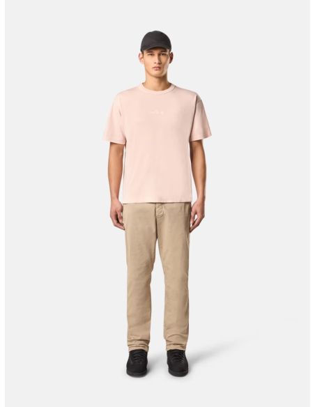 TSHIRT 2100025 LOGO BRODÉ ROSE ANTIQUE