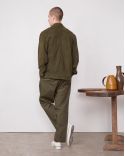 SILAS OLIVE OVERSHIRT