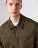 SILAS OLIVE OVERSHIRT
