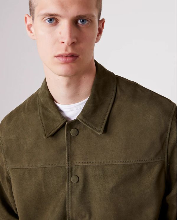 SILAS OLIVE OVERSHIRT