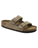SANDALES ARIZONA LIT DE PIED SOUPLE TAUPE