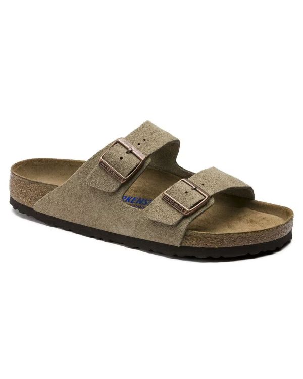 SANDALES ARIZONA LIT DE PIED SOUPLE TAUPE