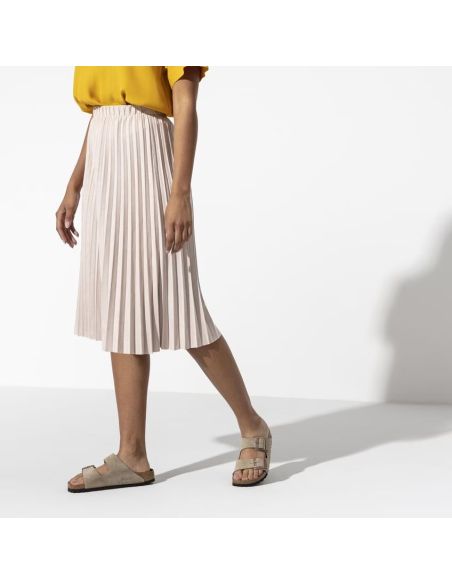SANDALES ARIZONA LIT DE PIED SOUPLE TAUPE
