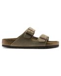 SANDALES ARIZONA LIT DE PIED SOUPLE TAUPE