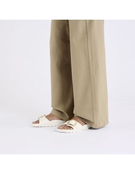 SANDALES MADRID BIG BUCKLE EGGSHELL