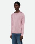 PINK AND BLUE ROOTS POLO SHIRT
