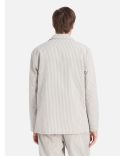 VESTE DEUX BOUTON A RAYURE GRIS DERBY