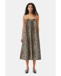 ROBE LEOPARD MIDI STRAP 