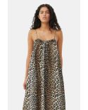 ROBE LEOPARD MIDI STRAP 