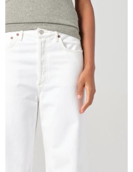 JEAN DAME TAILLE HAUTE JAMBE LARGE MILKSHAKE