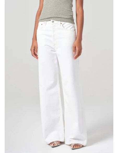 DAME HIGH RISE WIDE LEG MILKSHAKE