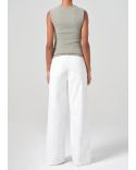 JEAN DAME TAILLE HAUTE JAMBE LARGE MILKSHAKE