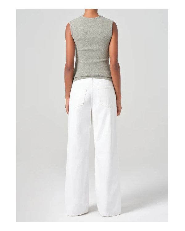 DAME HIGH RISE WIDE LEG MILKSHAKE