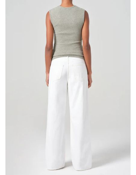JEAN DAME TAILLE HAUTE JAMBE LARGE MILKSHAKE