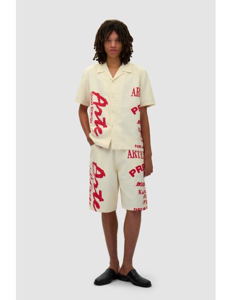 CHEMISE IMPRIMÉE ROUGE 