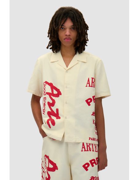 CHEMISE IMPRIMÉE ROUGE 