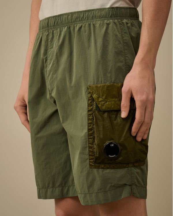 SHORT DE BAIN CARGO VERT THYM