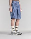 SHORT WIDE 5 BLEU INDIGO / NATUREL HICKORY