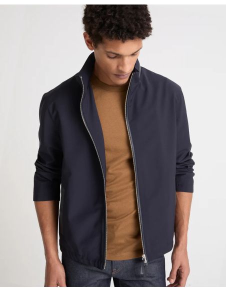 DARK BLUE WATERPROOF JERSEY JACKET