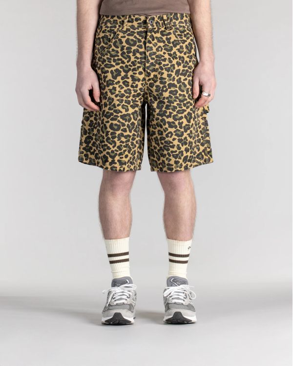 BIG JOB LEOPARD CAMO SHORTS