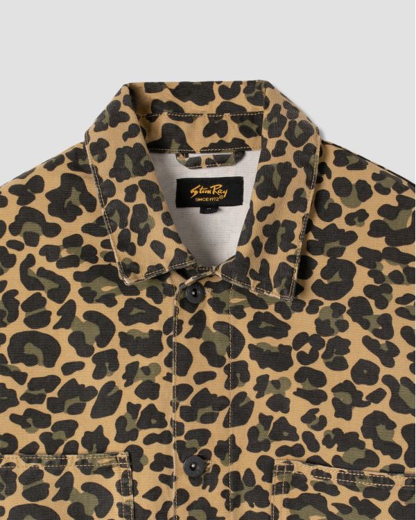 COVERRAL JACKET LEOPARD CAMO