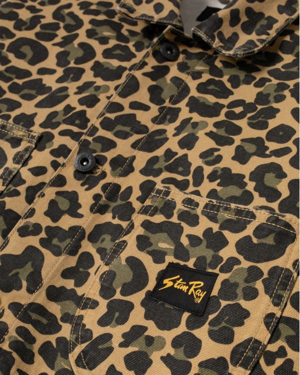 COVERRAL JACKET LEOPARD CAMO