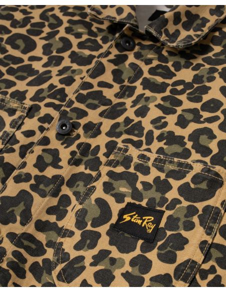 COVERRAL JACKET LEOPARD CAMO