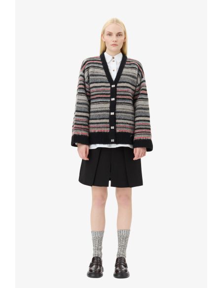 CARDIGAN RAYÉ BOXY FANTÔME