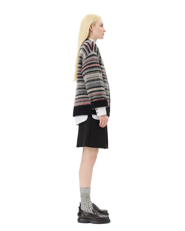 CARDIGAN RAYÉ BOXY FANTÔME