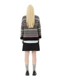 CARDIGAN STRIPE BOXY PHANTOM