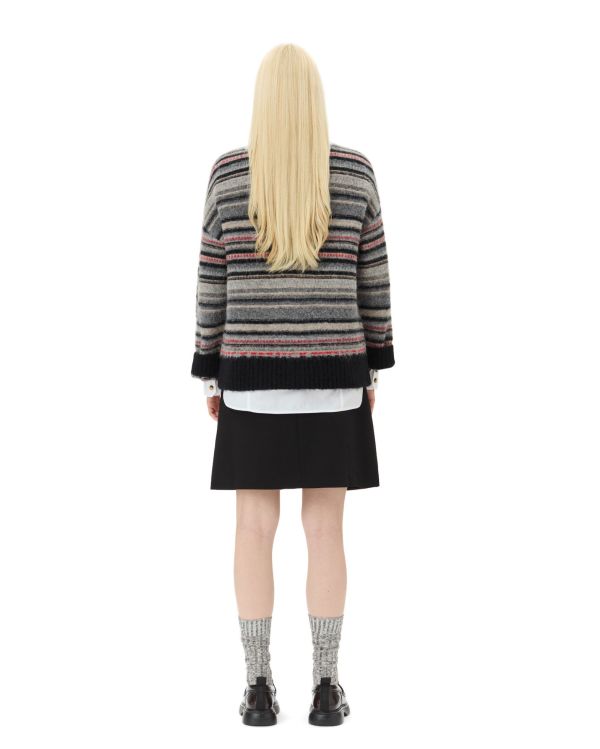 CARDIGAN RAYÉ BOXY FANTÔME