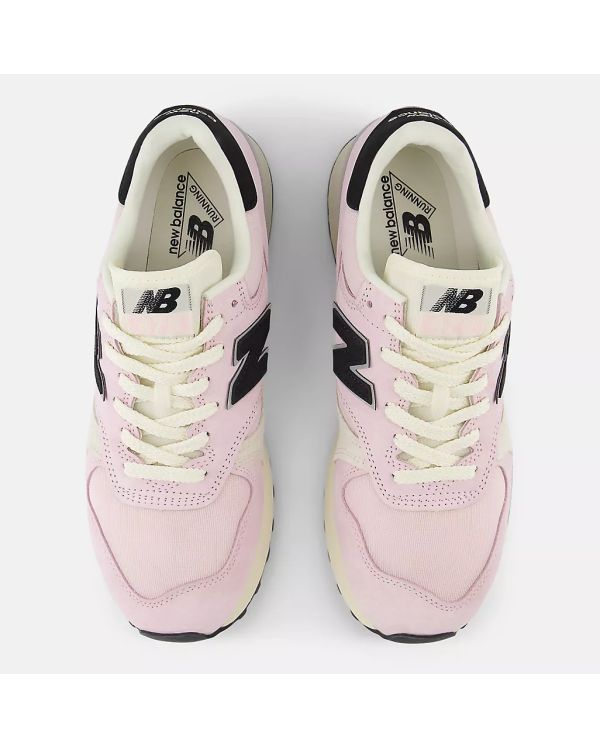 SNEAKERS U475 ROSE SUGAR BLACK ET LINEN 2