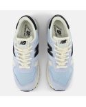SNEAKERS U475 LIGHT CHROME BLUE BLACK ET LINEN