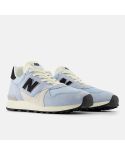 SNEAKERS U475 LIGHT CHROME BLUE BLACK ET LINEN