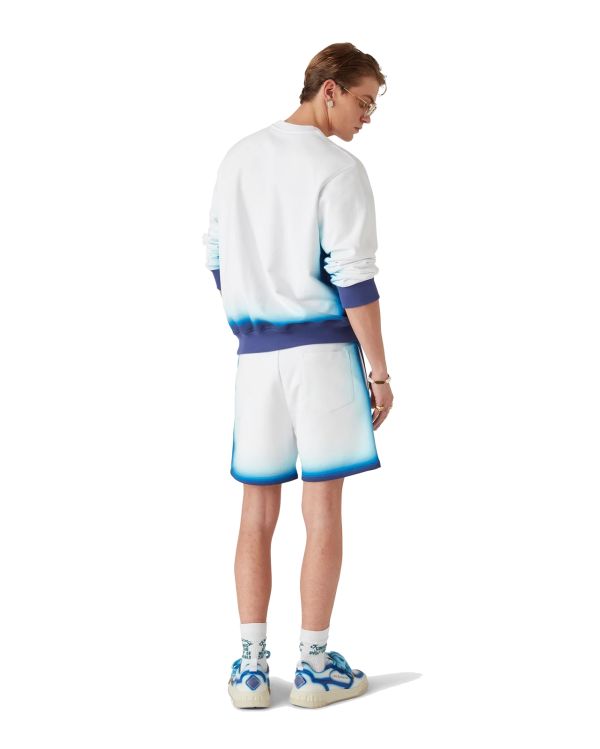BLUE FADE SWEATSHORTS