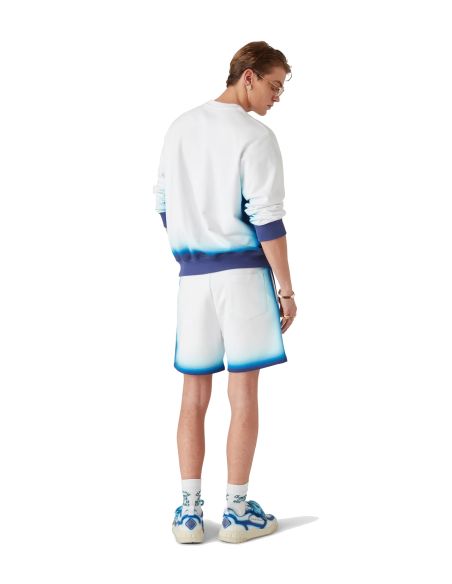 BLUE FADE SWEATSHORTS