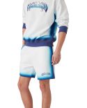 BLUE FADE SWEATSHORTS