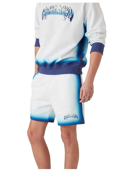 BLUE FADE SWEATSHORTS