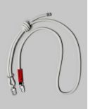 CORDON DE TELEPHONE / SACOCHE WARES STRAPS 8.0MM ROPE STRAP FLASH WHITE