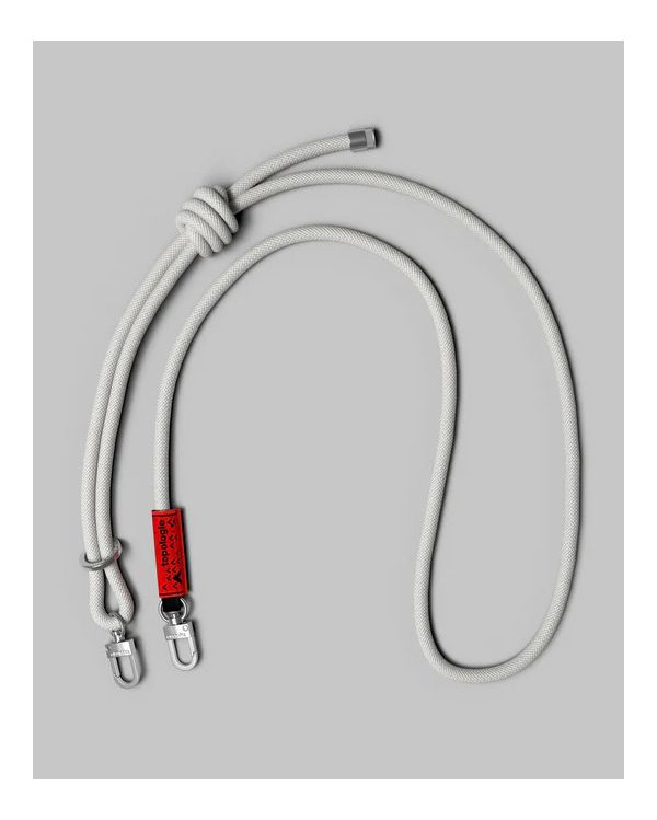 TELEPHONE CORD / BAG WARES STRAPS 8.00MM ROPE STRAP FLASH WHITE