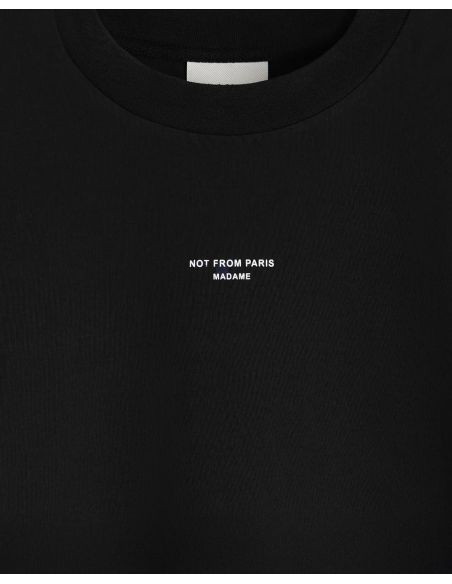 LE TSHIRT SLOGAN CLASSIQUE NOIR
