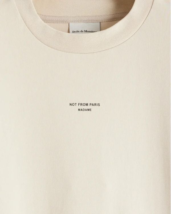 LE TSHIRT SLOGAN CLASSIQUE BEIGE MASTIC