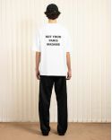 LE TSHIRT SLOGAN BLANC OPTIQUE