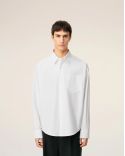 WHITE SHIRT BOXY EMBOSSED