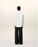 WHITE SHIRT BOXY EMBOSSED