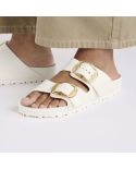 SANDALES ARIZONA BIG BUCKLE EVA EGGSHELL